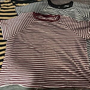Levi's & Universal Thread is Black and White Striped Tee Set